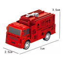Carrinhos De Bombeiro Friccao Miniatura Brinquedo 6 Pecas -