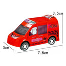 Carrinhos De Bombeiro Friccao Miniatura Brinquedo 6 Pecas -