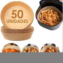 Kit 50 Formas Fritadeira Elétrica Descartável Para Air Fry -