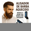 Pente Elétrico Modelador Chapinha Barba Cabelo Masculino B -