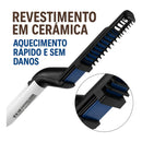 Pente Elétrico Modelador Chapinha Barba Cabelo Masculino B -