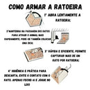 Ratoeira Adesiva Cola Pega Rato 10 Und Super Cola Pega Tudo