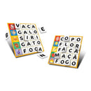 Jogo Educativo Pedagógico Forma Palavras - 120 Letras