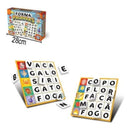 Jogo Educativo Pedagógico Forma Palavras - 120 Letras