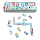 Jogo De Dominó Branco Plástico Simples (Tampa Fechada) -