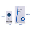 Campainha Sem Fio 32 Toques / Led Wireless Bivolt 100M -