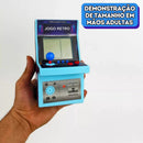 Mini Fliperama Retrô Tetris Portátil -