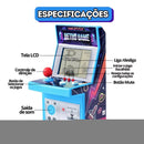 Mini Fliperama Retrô Tetris Portátil -