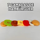 Mini Burguer De Montar Brinquedo -