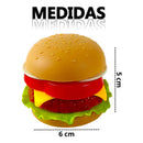 Kit Mini Hambúrguer E Sanduíche Monta E Desmonta Brinquedo -