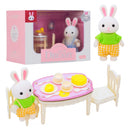 Conjunto De Móveis De Sala De Jantar Family Of Rabbits Simi