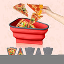 Pote Armazenamento Para Pizza Recipiente Expansível Silicone