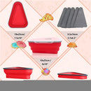 Pote Armazenamento Para Pizza Recipiente Expansível Silicone