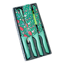 Kit De Facas Natalinas 6 Pecas - Cozinha E Mesa De Natal -