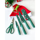 Kit De Facas Natalinas 6 Pecas - Cozinha E Mesa De Natal -