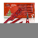 Kit De Facas Natalinas 6 Pecas - Cozinha E Mesa De Natal -