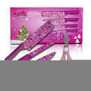 Kit De Facas Natalinas 6 Pecas - Cozinha E Mesa De Natal -