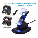 Suporte Carregador Duplo Para Controle Manete Ps4 Dualshock