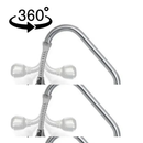 Arejador Prolongador Bico Torneira Cromado Gira 360 Flex -