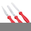 Kit 3 Espátulas De Inox Para Confeitar Decorar Bolo Torta -