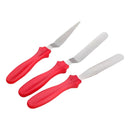 Kit 3 Espátulas De Inox Para Confeitar Decorar Bolo Torta -