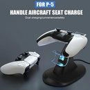 Estação De Carregamento Ps5 - Quick Dock Para 2 Controlado -