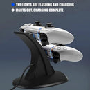 Estação De Carregamento Ps5 - Quick Dock Para 2 Controlado -
