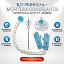 Kit Fantasia Princesa Do Gelo Infantil Frozen -