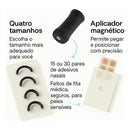 Kit Dilatador Respiratório Nasal Magnético Antironco Sono -