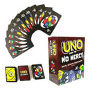 Jogo De Cartas Uno No Mercy Bordô Inglês, Portugês, Espan -