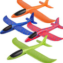 Avião De Brinquedo Isopor Manual Voa Plano -