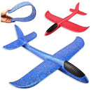 Avião De Brinquedo Isopor Manual Voa Plano -