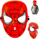 Mascara Homem Aranha Super Heroi Plastico Infantil Cosplay -