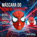 Mascara Homem Aranha Super Heroi Plastico Infantil Cosplay -