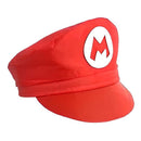 Chapéu Vermelho Mario Fantasia Estilo Clássico Cosplay -