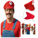 Chapéu Vermelho Mario Fantasia Estilo Clássico Cosplay -