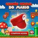 Chapéu Vermelho Mario Fantasia Estilo Clássico Cosplay -