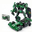 Blocos de Montar Carro F1 de Corrida + Robô 2 em 1 SB -