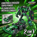 Blocos de Montar Carro F1 de Corrida + Robô 2 em 1 SB -
