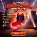 Fantasia Infantil Homem Aranha G -