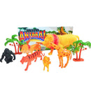 Kit 13 itens Animais Safari Brinquedo infantil -