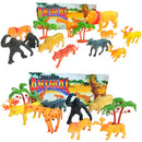 Kit 13 itens Animais Safari Brinquedo infantil -