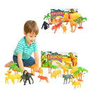 Kit 13 itens Animais Safari Brinquedo infantil -