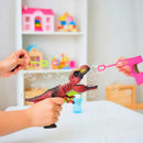 Brinquedo Dinossauro Estoura Bolhas de Sabão Infantil -