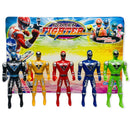 Kit 5 Bonecos Power Ranger Brinquedos Infantil -