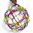 Bola Abre e Fecha Expansível Brinquedo Lançar Esfera Mágica