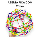 Bola Abre e Fecha Expansível Brinquedo Lançar Esfera Mágica