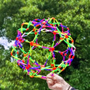 Bola Abre e Fecha Expansível Brinquedo Lançar Esfera Mágica
