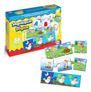 Sequência Lógica 54 Peças Educativo Infantil + Brinquedo -